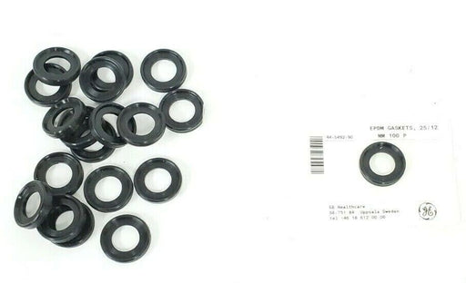 BAG OF 19 NEW GE HEALTCARE 44-5492-90 EPDM GASKETS 25/12MM, 44549290