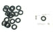 BAG OF 19 NEW GE HEALTCARE 44-5492-90 EPDM GASKETS 25/12MM, 44549290