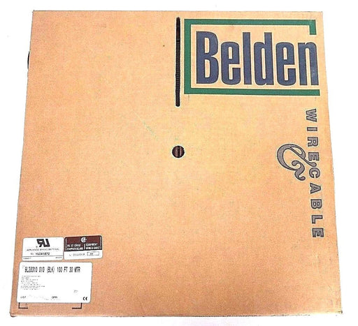 BELDEN 9L28310 010 100 FT 5.200 LB BLACK E 10 #28 PVC FS PVC RIBBON 9L28310 NIB