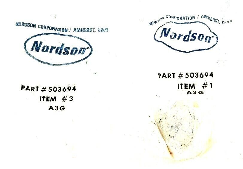 NEW NORDSON 503694 SIPHON BALL SEAT KIT *INCOMPLETE* (MISSING SIPHON BALL CAGE)