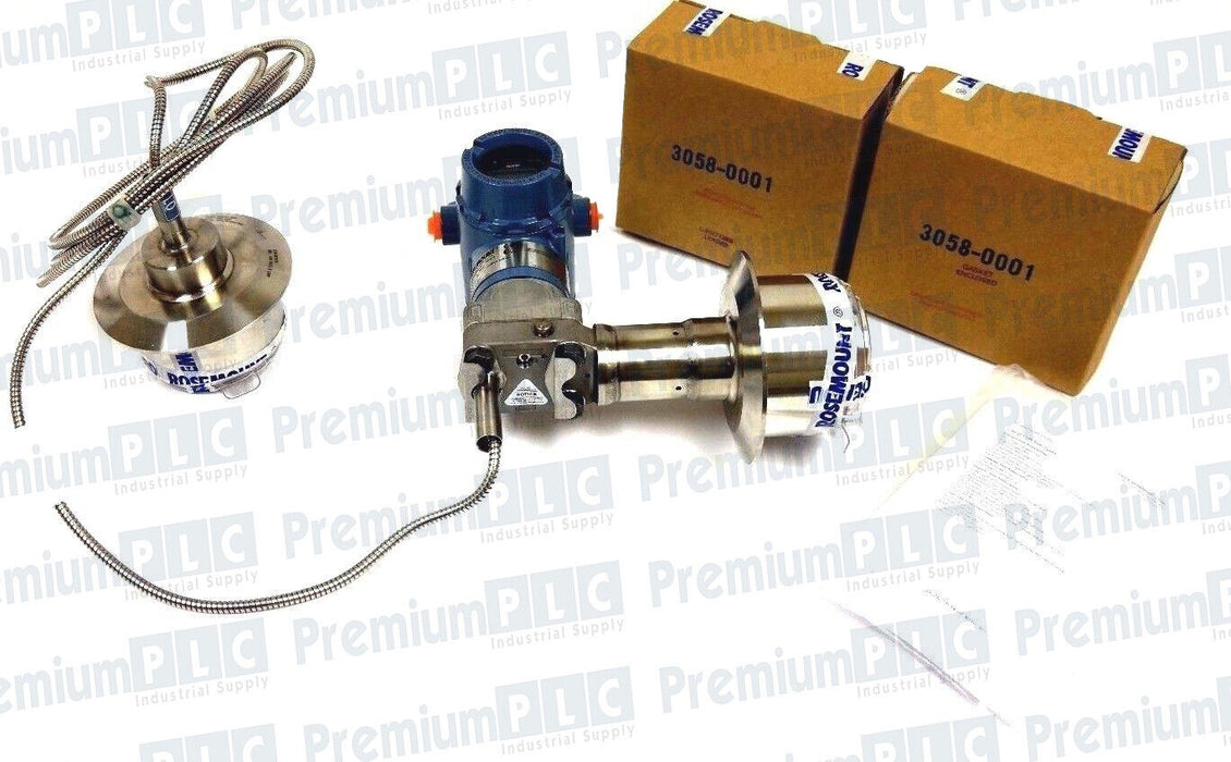 ROSEMOUNT 3051CD2A22A1AS2M5K5 3051C COPLANAR PRESSURE TRANSMITTER W/2 1199 SEALS