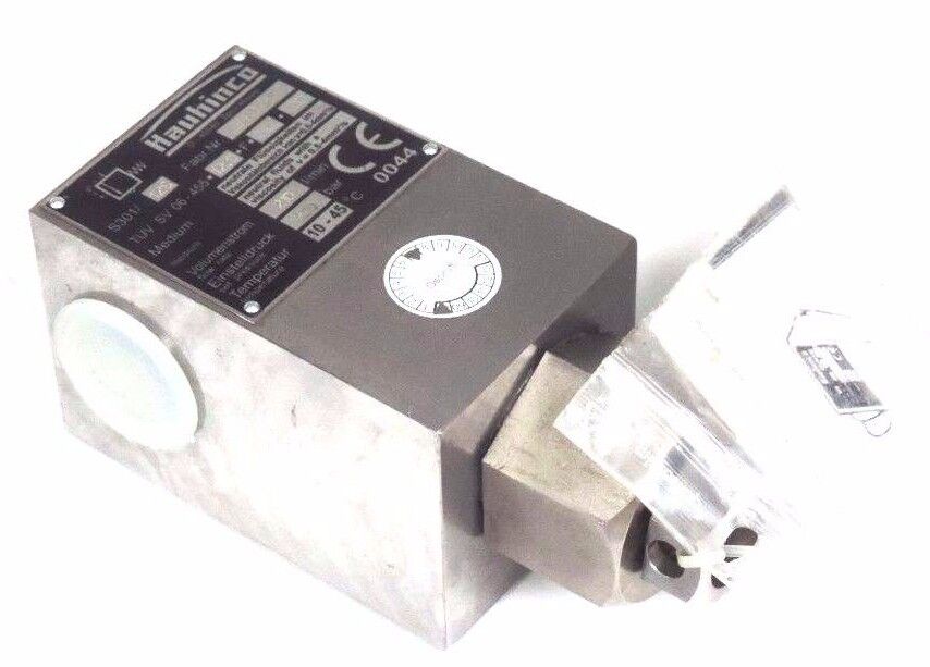 HAUHINCO S301/128 HYDRAULIC VALVE FAB 27113.08 TUV SV 06-455-12.8-F-210-220 NEW