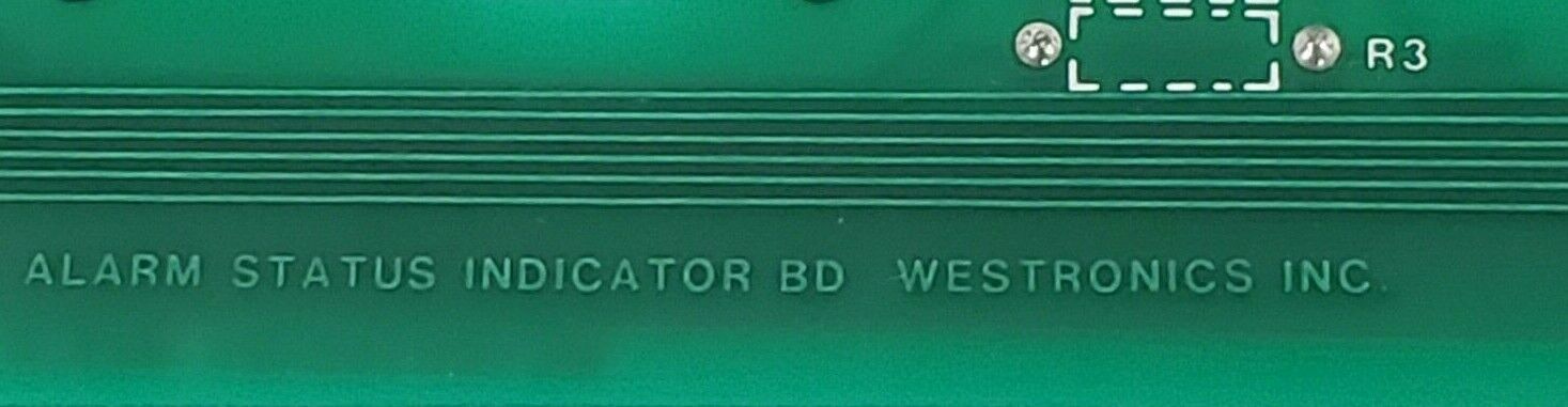 NEW WESTRONICS CB100162-01 REV. B ALARM STATUS INDICATOR BOARD