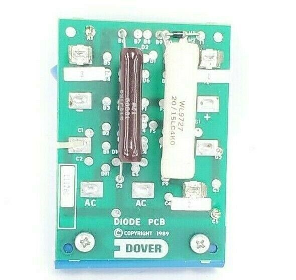 DOVER 111261 CAPACITOR DIODE PC BOARD ASSEMBLY
