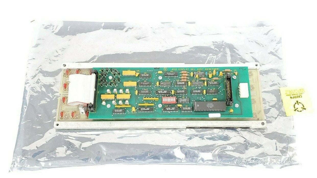 ASEA BROWN BOVERI ABB BAILEY CONTROLS 6636448BI ANNUNCIATOR DISPLAY SEL ASSEMBLY