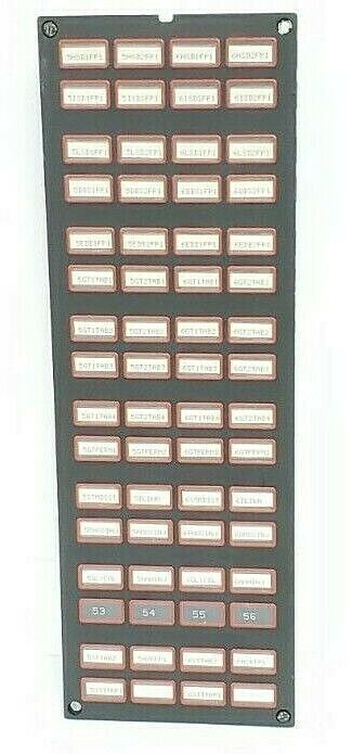 ASEA BROWN BOVERI ABB BAILEY CONTROLS 6636448BI ANNUNCIATOR DISPLAY SEL ASSEMBLY