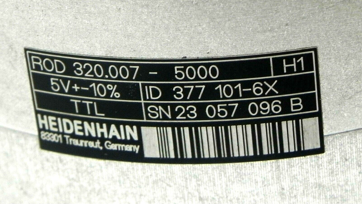 HEIDENHAIN ROD 320.007-5000 H1 ENCODER 377 101-6X ROD320.007-5000 NEW