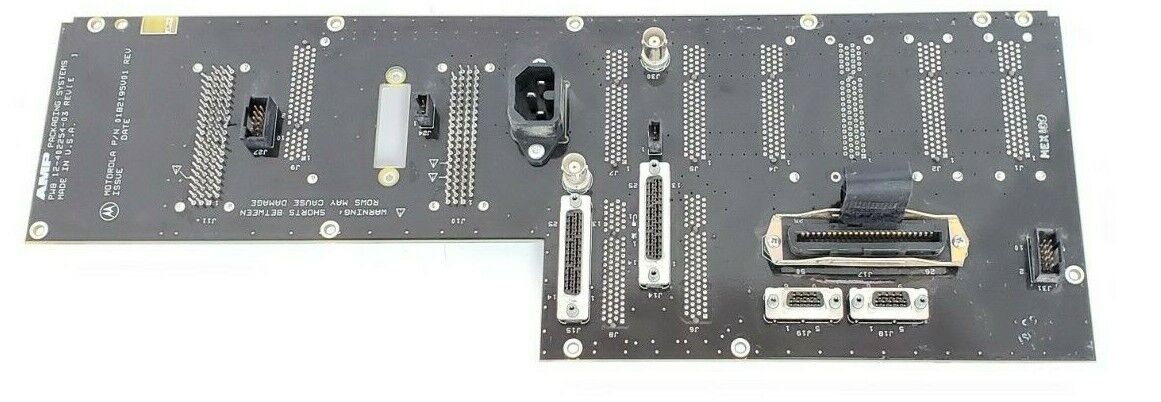 AMP PACKAGING SYSTEMS 35-402253-02 REV G BOARD MOTOROLA P/N: 0182195V01