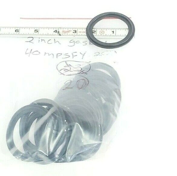 LOT OF 20 NEW GENERIC 40MPSFY-200 2" GASKETS 40MPSFY200