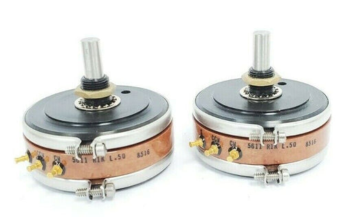 LOT OF 2 NIB BECKMAN 5611 R1K L.5 SINGLE-TURN POTENTIOMETERS 1000 OHM 5611R1KL.5