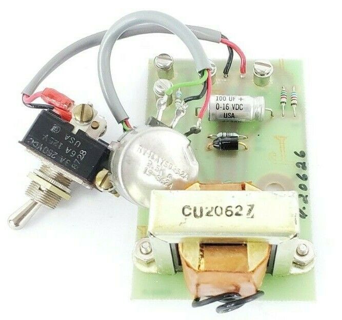 GENERIC M31-7803 CIRCUIT BOARD ASSY W/ SWITCH & POTENTIOMETER U-20631 U-20626