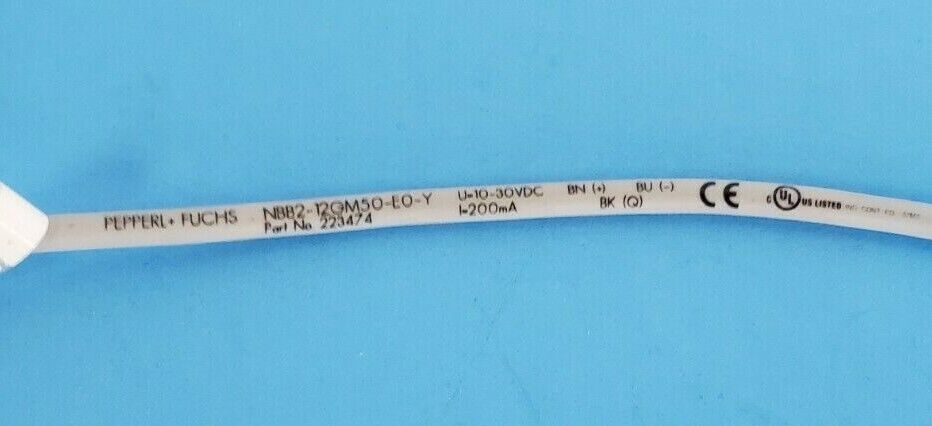 NEW PEPPERL FUCHS NBB2-12GM50-E0-Y CL/UNCL PROXIMITY SENSOR SMTC 32-0057 223474