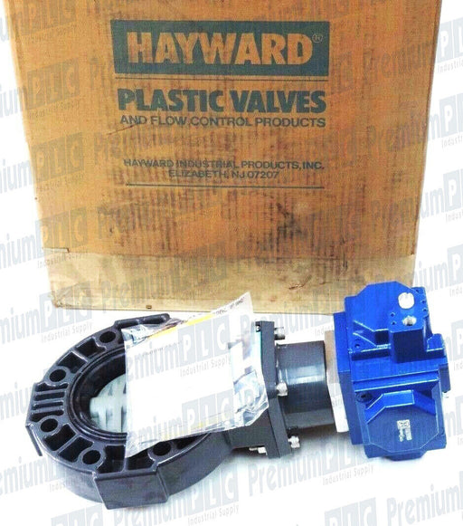 HAYWARD 4" ACTUATED BUTTERFLY VALVE MODEL H30 SR-2CR 1/45 SER Z82385 01 52 NEW