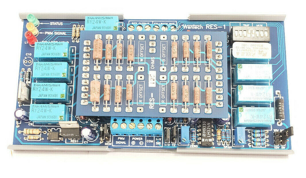 WENTECH RES-1 PC BOARD ASSEMBLY RESISTANCE TRANSDUCER RES1