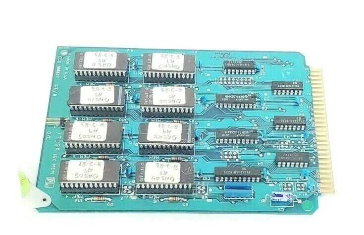 GD CALIFORNIA INC PROLOG 7702A MEMORY CARD 16K