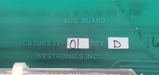 WESTRONICS CB100217-01 REV. D ADC BOARD