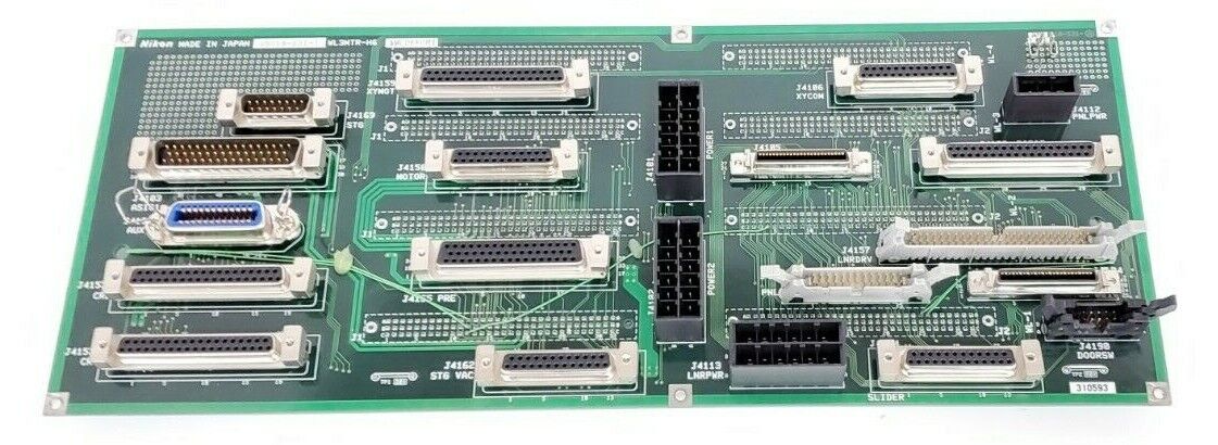 NIKON 4S018-531-1 WL3MTR H6 INTERFACE BACKPLANE BOARD 4S018-531-A