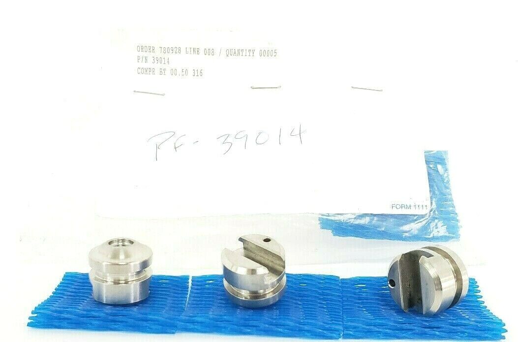 LOT OF 3 NEW GENERIC 39014 FITTINGS COMPR BT 00.50 316