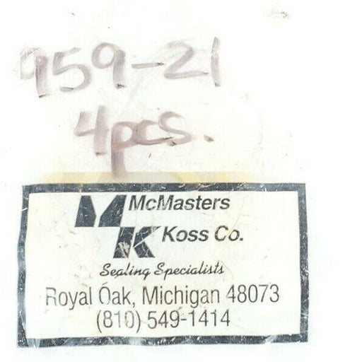 PACK OF 4 NEW MCMASTERS KOSS CO. 959-21 SEALS 95921
