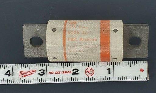 GOULD SHAWMUT A50P125 APM-TRAP SEMICONDUCTOR FUSE 125AMP 500VAC