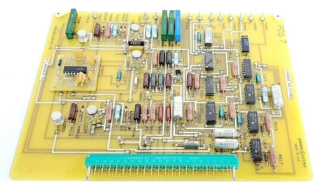 GENERAL ELECTRIC 125D46O AEP2-H3 CICUIT BOARD 125D460AE-2, 125D460AEP2H3