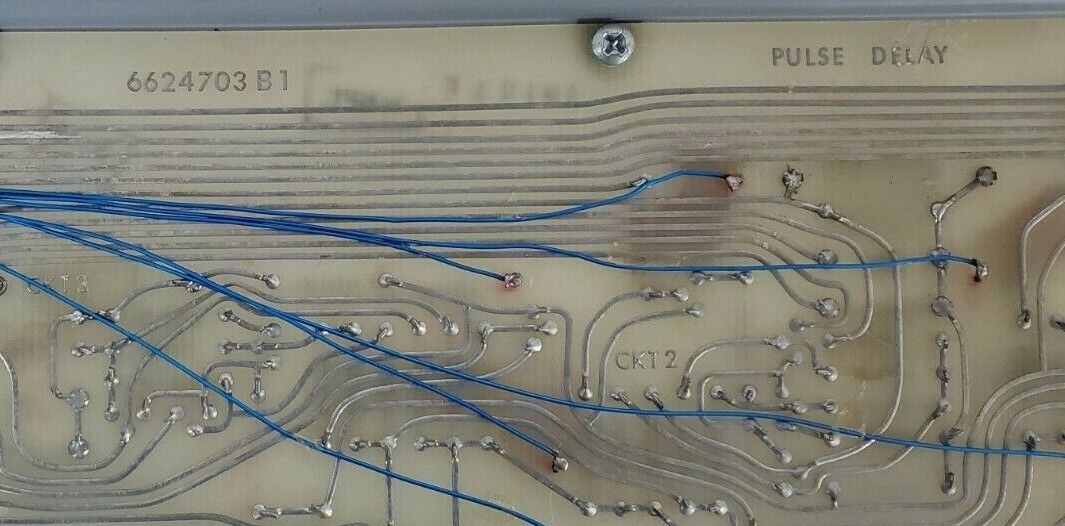 BAILEY CONTROLS 6624705A1 BRC PULSE ANALYZER PULSE DELAY BOARD 6624703-B1 191257