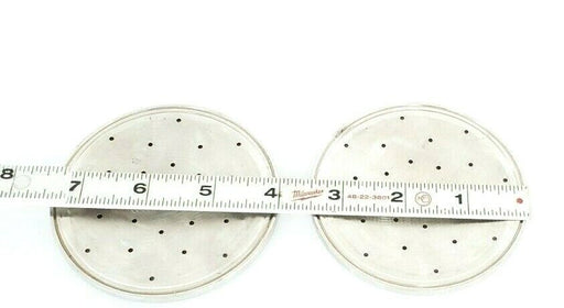 LOT OF 2 MILTON ROY 0298-0019-116 PUMP CONTOUR PLATES 02980019116