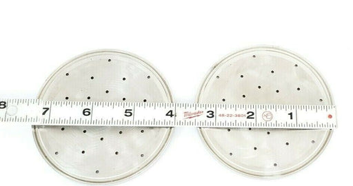 LOT OF 2 MILTON ROY 0298-0019-116 PUMP CONTOUR PLATES 02980019116