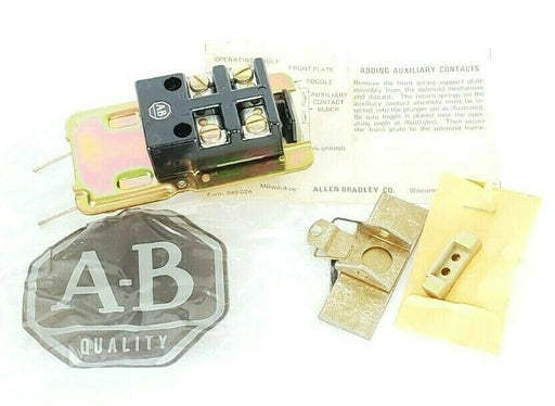 NEW ALLEN-BRADLEY 849-N2A SER. A PNEUMATIC TIMING RELAY AUXILIARY CONTACT KIT