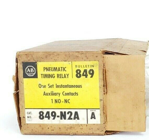 NEW ALLEN-BRADLEY 849-N2A SER. A PNEUMATIC TIMING RELAY AUXILIARY CONTACT KIT