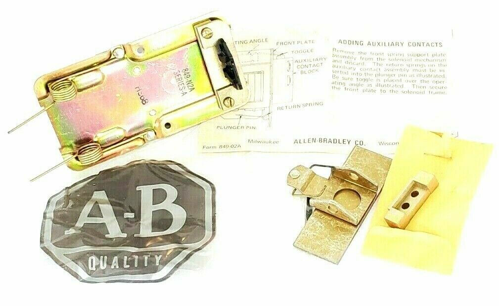 NEW ALLEN-BRADLEY 849-N2A SER. A PNEUMATIC TIMING RELAY AUXILIARY CONTACT KIT