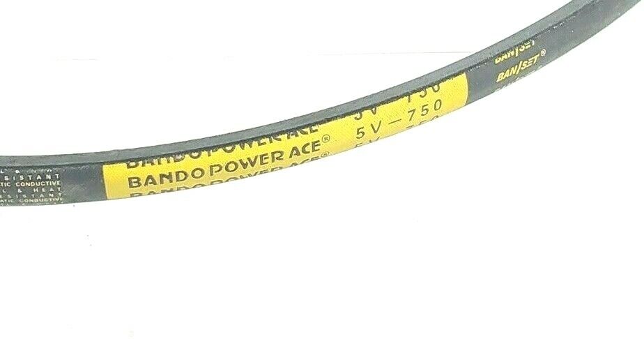 NEW BANDO 5V-750 V-BELT COGGED 75INCH OD 5/8IN WIDTH