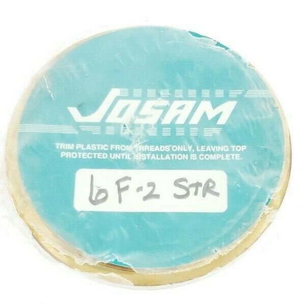 NEW JOSAM 6F-2 STR NIKALOY STRAINER SATIN FINISH BRASS COVER 6-3/8" DIA. 36F 6F2
