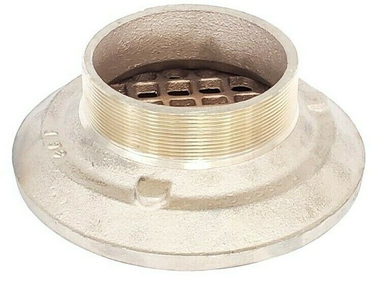 NEW JOSAM 6F-2 STR NIKALOY STRAINER SATIN FINISH BRASS COVER 6-3/8" DIA. 36F 6F2
