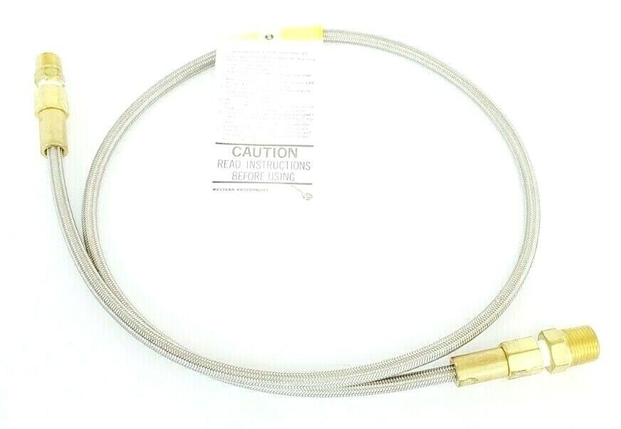 NEW WESTERN ENTERPRISES TEFLON HOSE PIGTAIL ASSEMBLIES