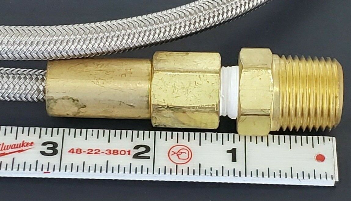 NEW WESTERN ENTERPRISES TEFLON HOSE PIGTAIL ASSEMBLIES
