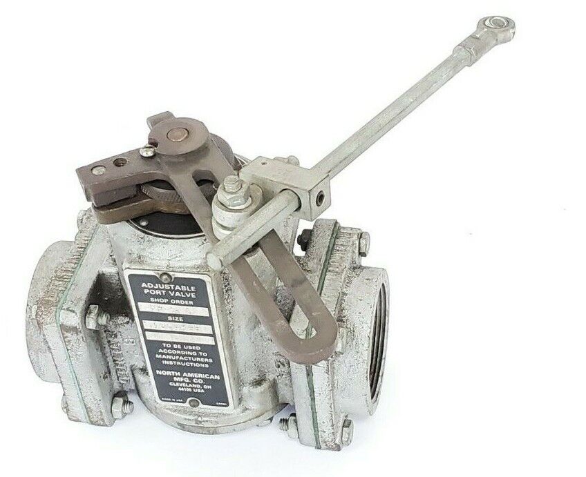 NORTH AMERICAN MFG. CO. FP-9102 ADJUSTABLE PORT VALVE SIZE: 1004-4B N1004PB PV2A