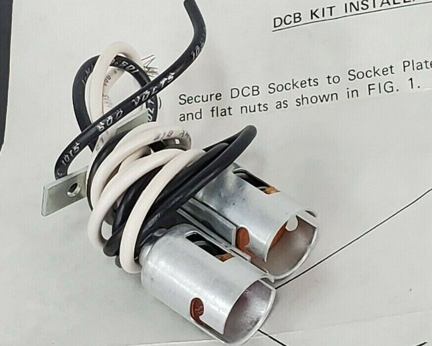 LOT OF 2 NEW PRESCOLITE TM FIXTURE FITTINGS WITH INCOMPLETE DCB SOCKET KIT