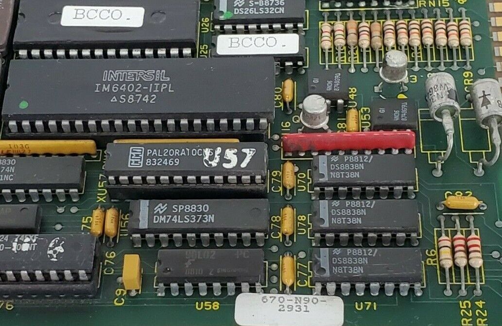 BAILEY CONTROLS 6636896A1 PC BOARD ASSEMBLY NMFC03