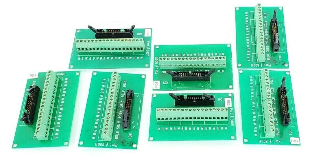 LOT OF 7 THERMON 80011 PCB CIRCUIT BOARDS 800114