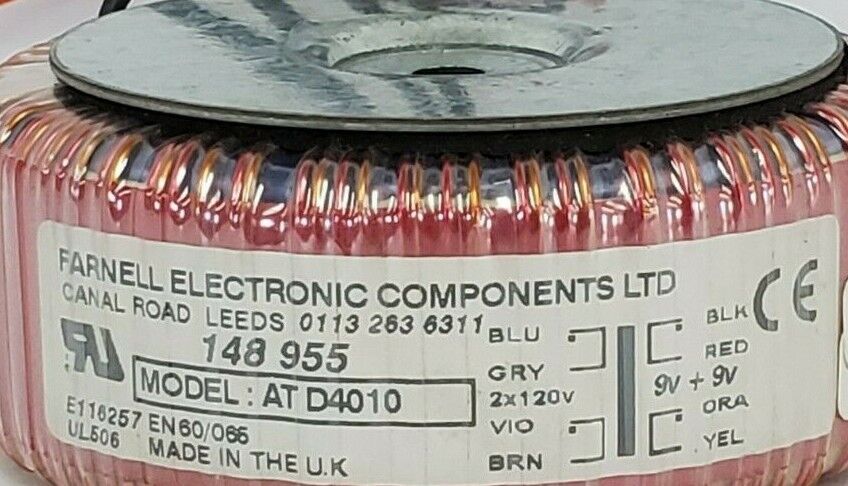 FARNELL EECTRONIC COMPONENTS LTD AT D4010 TRANSFORMER