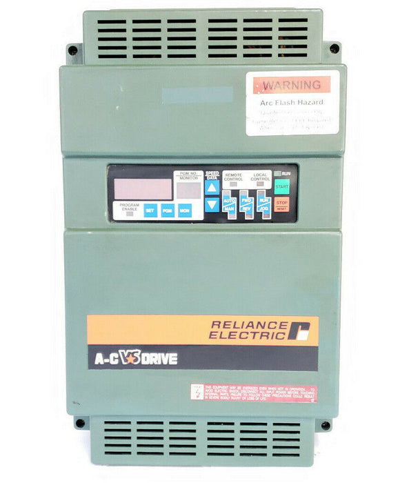 RELIANCE ELECTRIC 2GU41001 GP-2000 AC VS DRIVE, 1.7KVA, 1HP, 3 PHASE