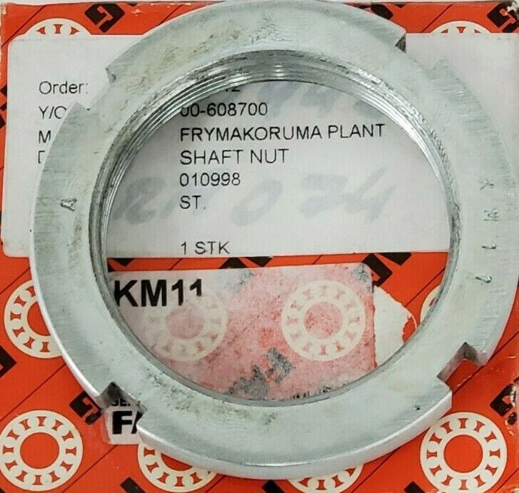 NIB FAG KM11 SHAFT LOCK NUT 010998