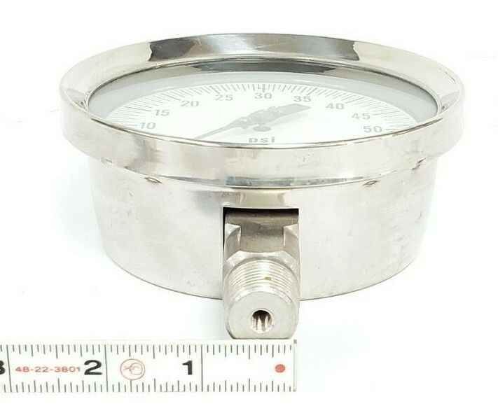 NEW U.S. GAUGE DIAL NO. 33003 SOLFRUNT PRESSURE GAUGE 0-60psi