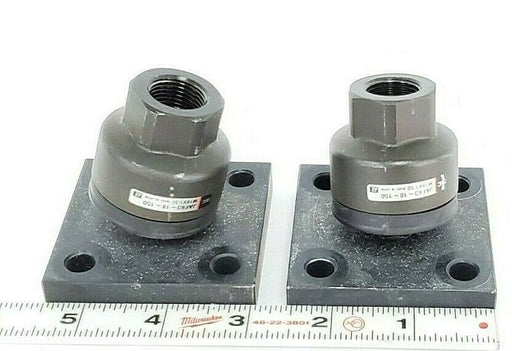 LOT OF 2 SMC JAF63-18-150 FLOATING JOINTS M18X1.50 JAF6318150