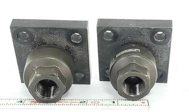 LOT OF 2 SMC JAF63-18-150 FLOATING JOINTS M18X1.50 JAF6318150
