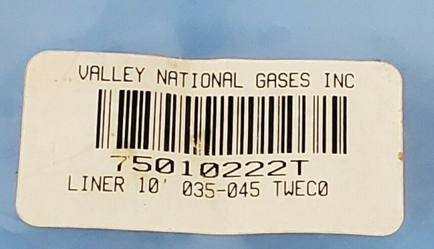NEW AMERICAN WELDQUIP 750-10-222T 10' DIRECT CONNECT LINER .035-.045 75010222T