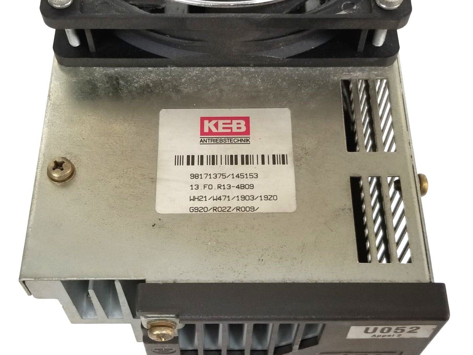 KEB COMBIVERT FT101661A FREQUENCY INVERTER 13.F0.R13-4B09 8.3KVA, 12A, 5.5KW