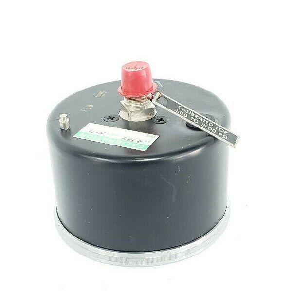 MOORE PRODUCTS 0-3000 PSI PRESSURE GAUGE, CALIBRATED FOR 3.00-15.00 PSI