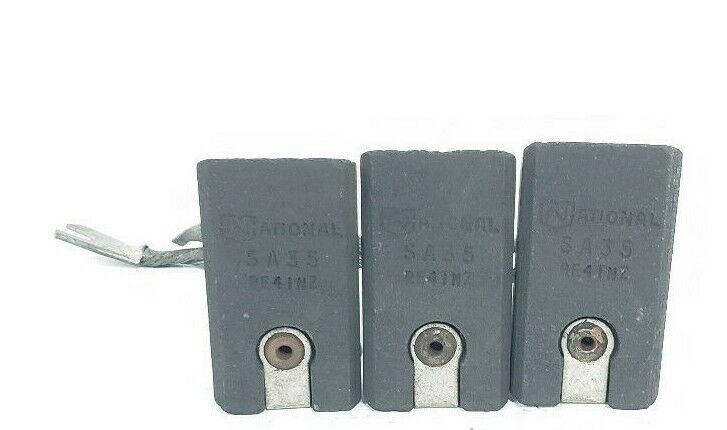 LOT OF 3 NEW NATIONAL SA35 CARBON BRUSHES